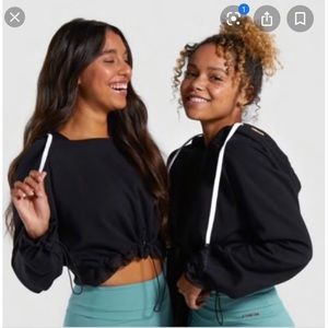 Whitney Simmons GymShark black hoodie